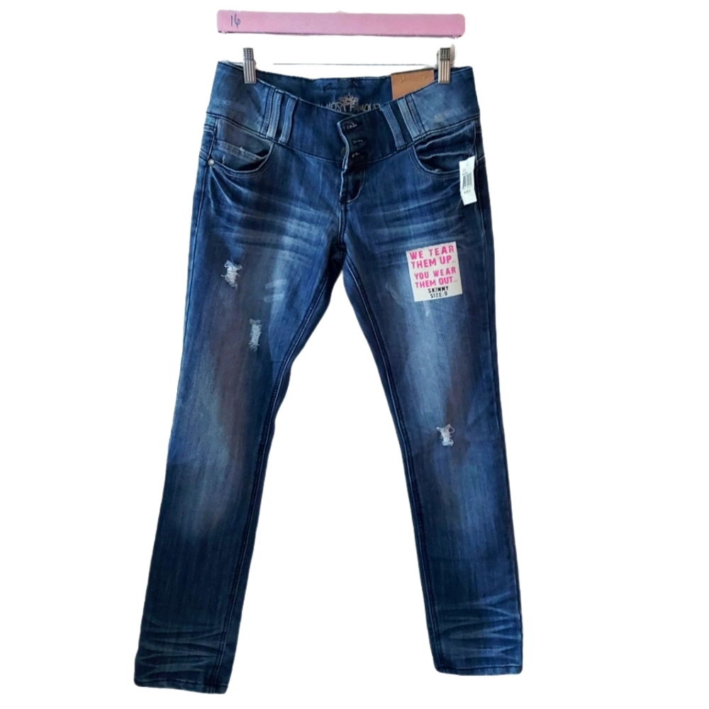 Almost Famous Skinny Denim Sz 9